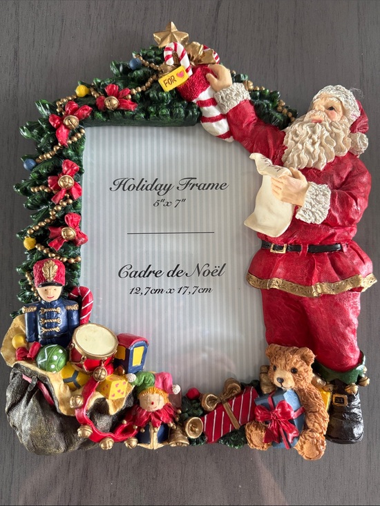 Other - Festive Santa Holiday Photo Frame - Red & Green